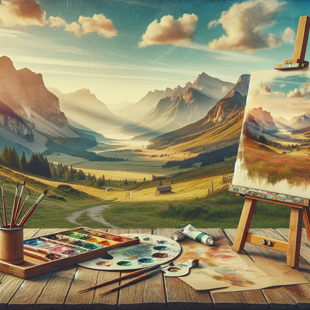 Aprende a pintar paisajes fácilmente: técnicas y consejos