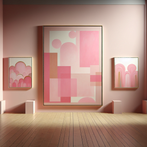 El significado de los cuadros rosas en el arte