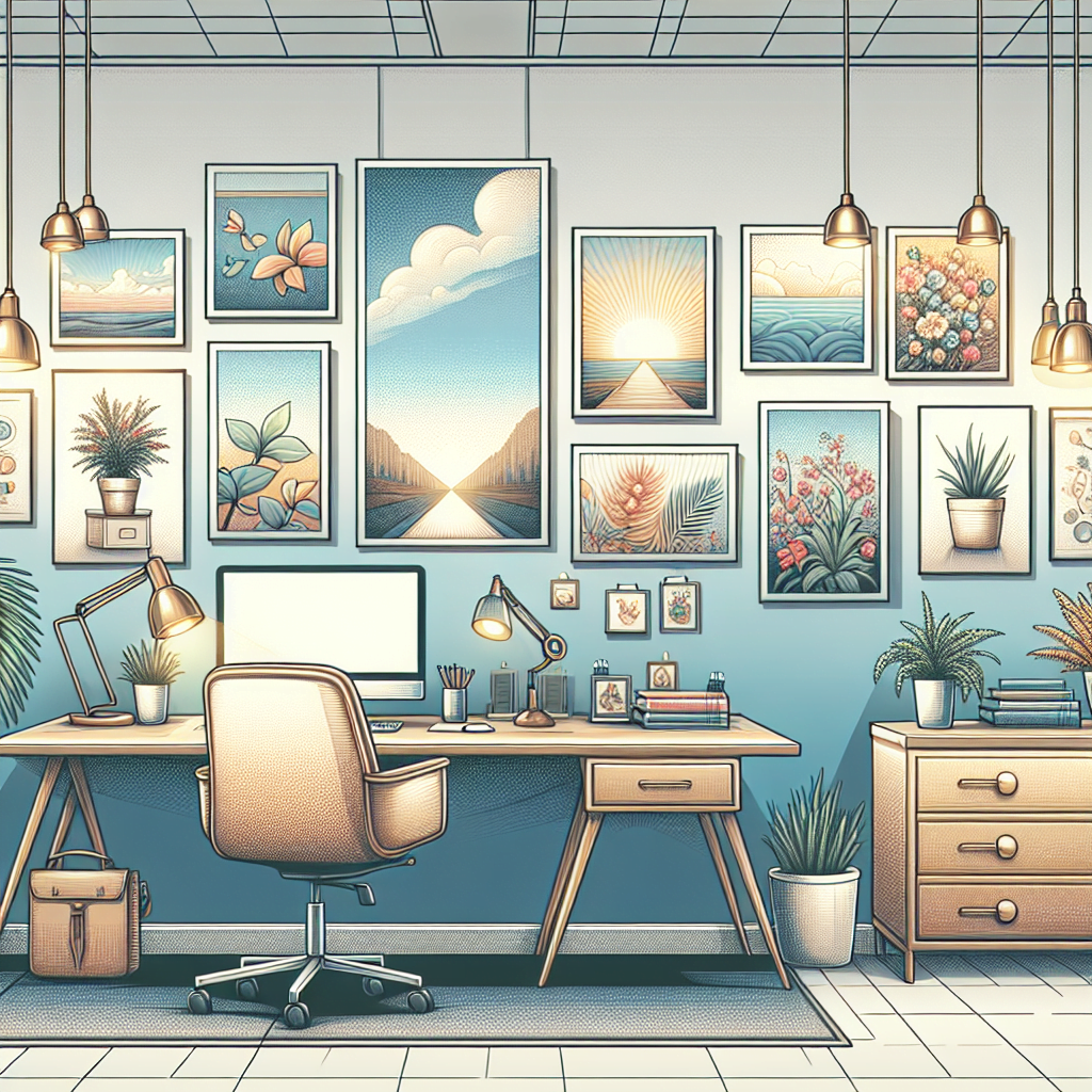 ¿Cómo elegir los cuadros ideales para decorar una oficina?