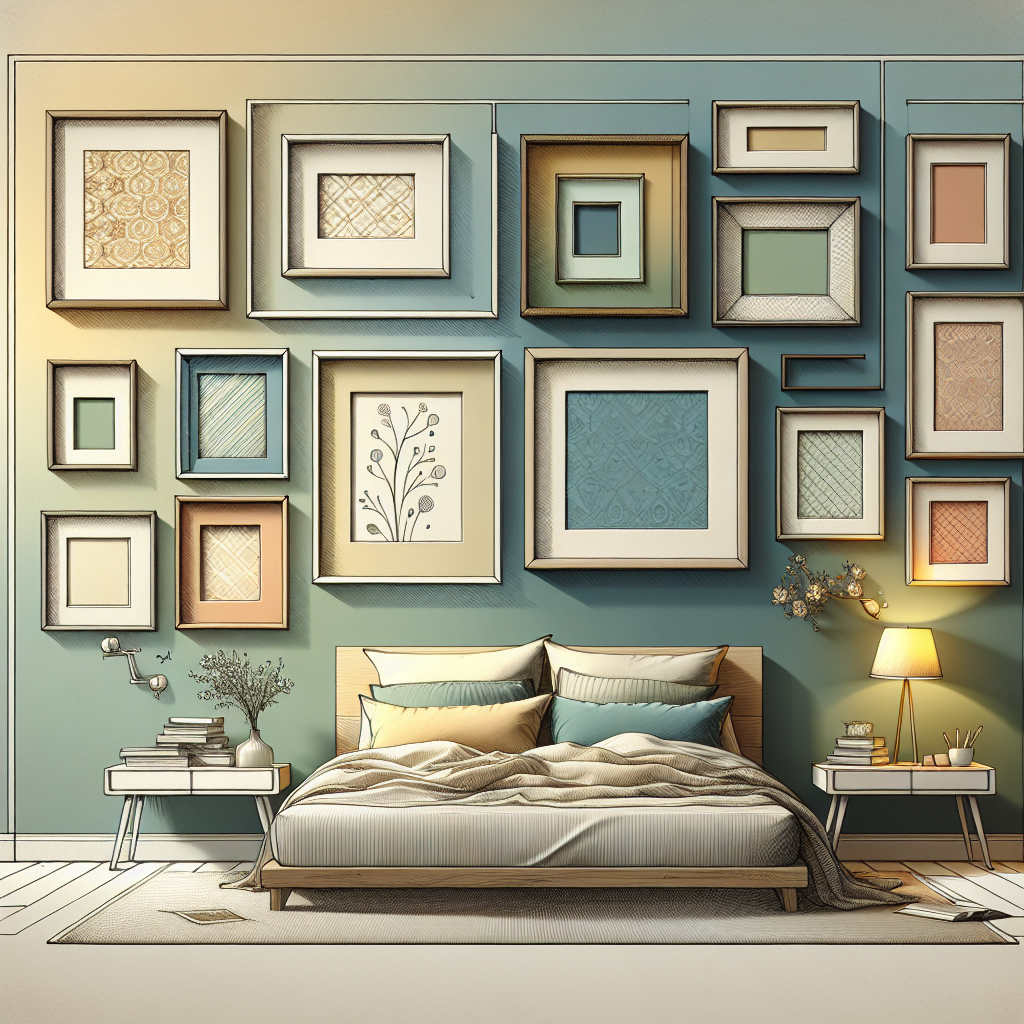 Cómo combinar cuadros decorativos en tu cuarto