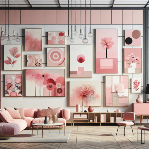 Cómo incorporar cuadros rosas en tu hogar de manera elegante y moderna