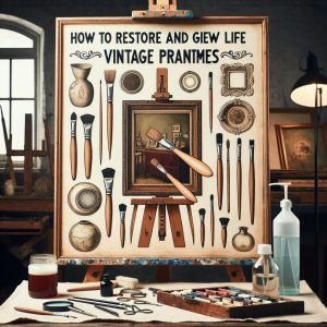 Cómo restaurar y darle nueva vida a cuadros vintage