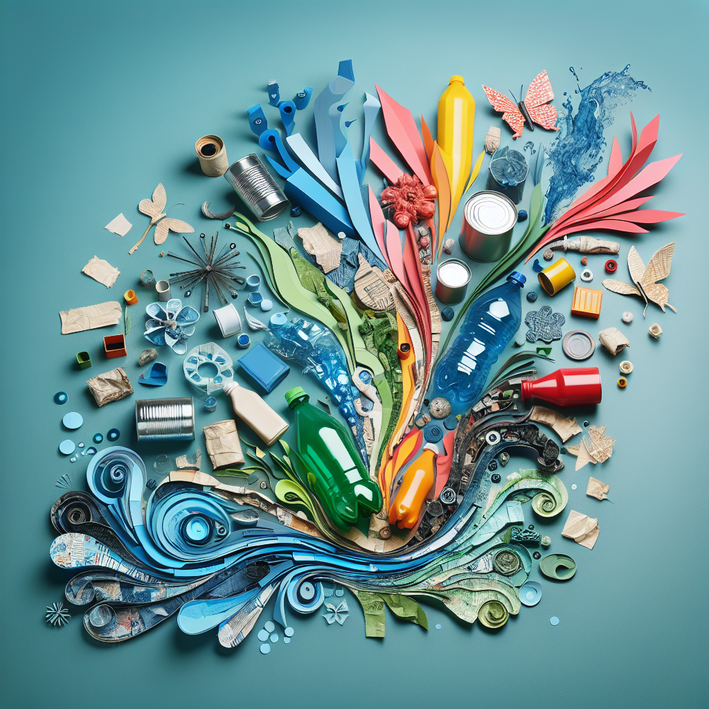 Cuadros creativos con reciclaje: transformando materiales en arte