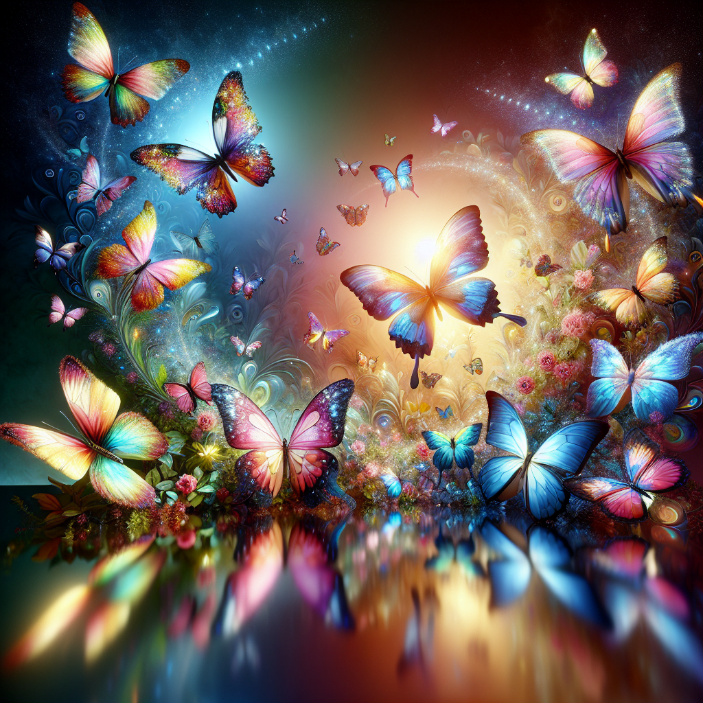 Cuadros de mariposas: colores y formas que capturan la magia del insecto