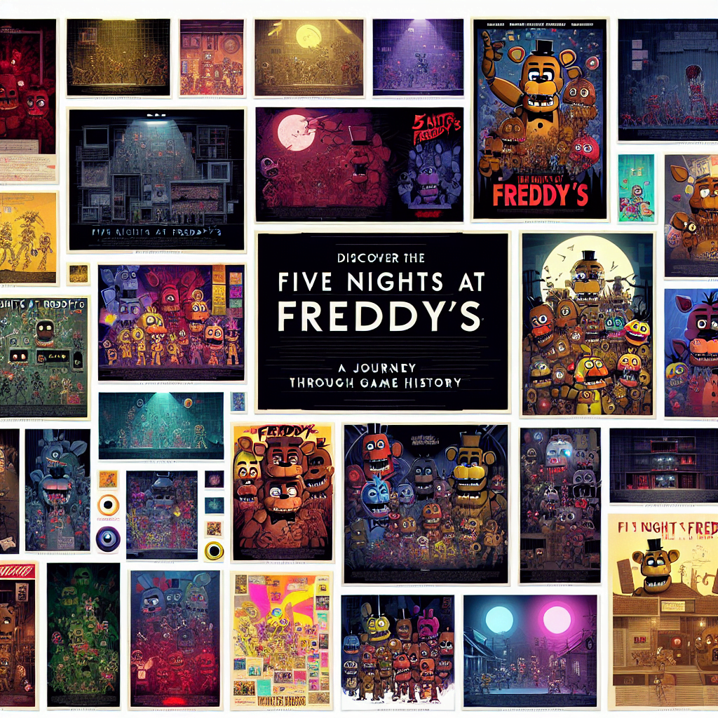 Descubre los posters de Five Nights at Freddy's: Un repaso por la historia del juego