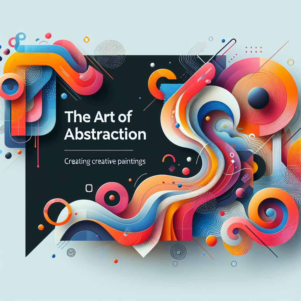 El arte de la abstracción: creando cuadros creativos