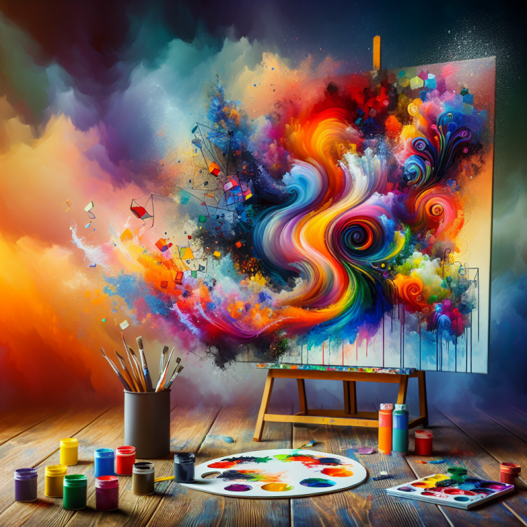 El arte de la pintura abstracta: una exploración de emociones y colores