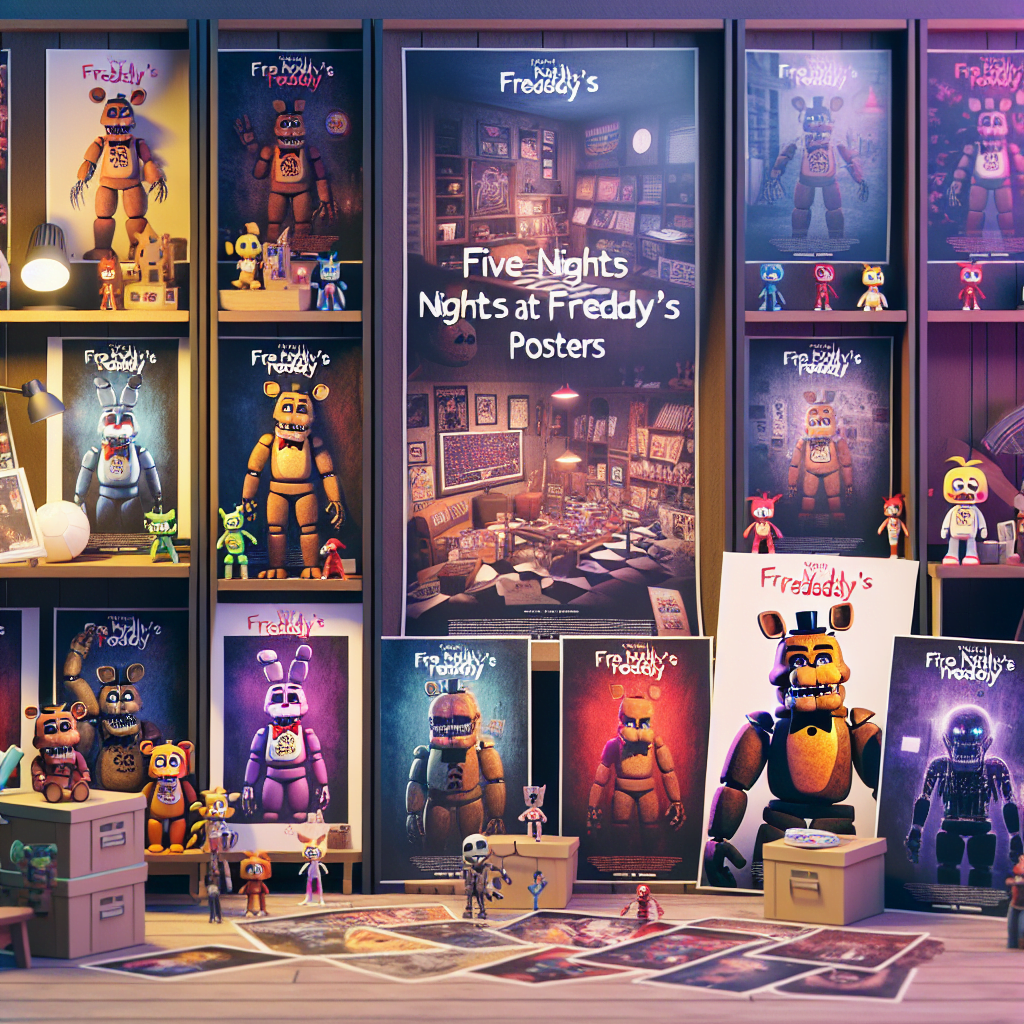 Ideas para utilizar posters de Five Nights At Freddy's en tu colección de memorabilia