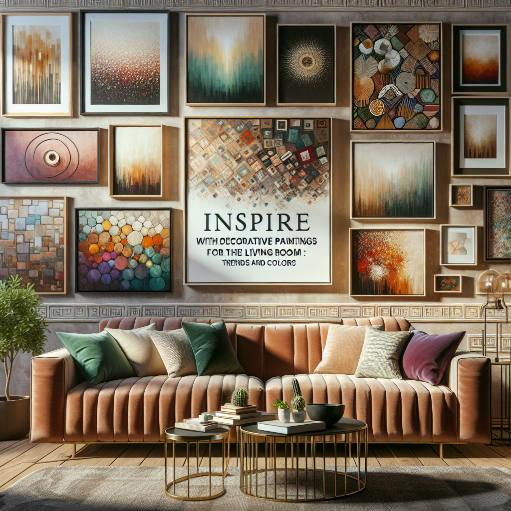 Inspírate con cuadros decorativos para sala: tendencias y colores