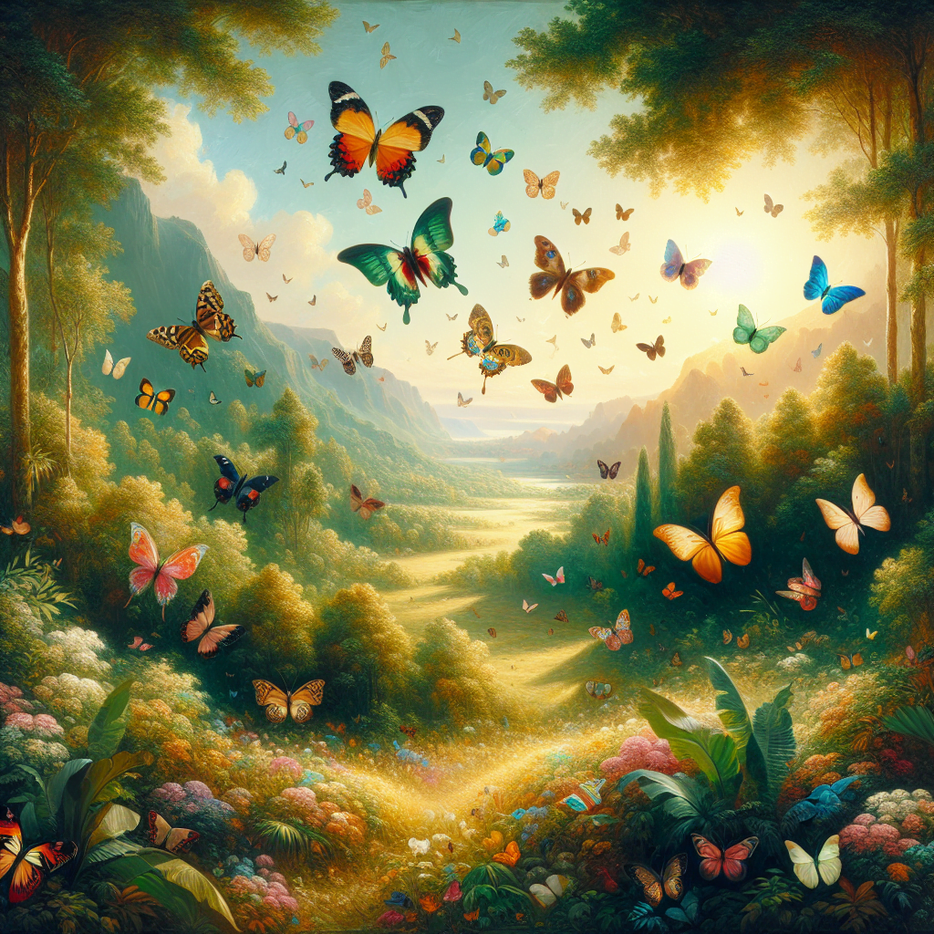 La belleza de los cuadros de mariposas: arte inspirado en la naturaleza