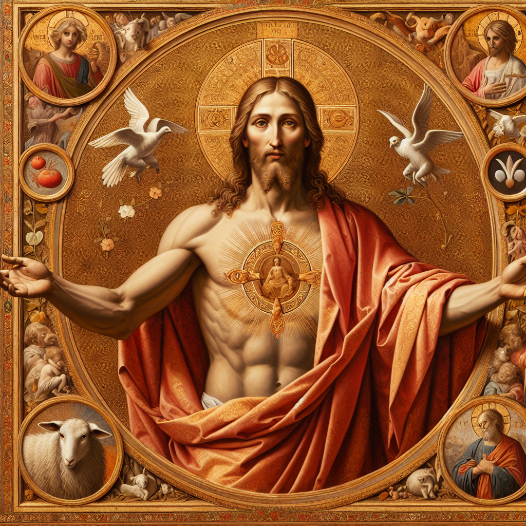La iconografía de Jesús en los cuadros religiosos