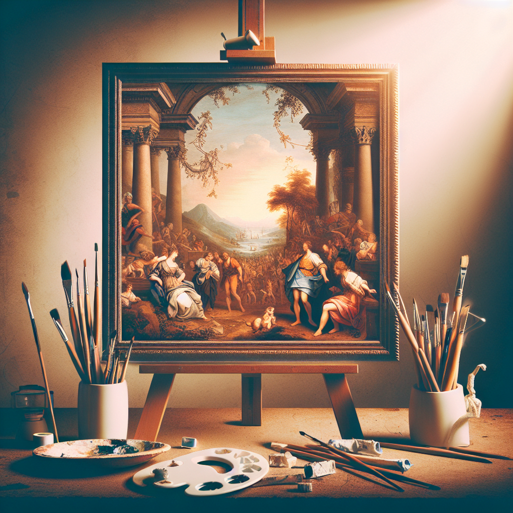 La importancia de las pinturas en lienzo en la historia del arte