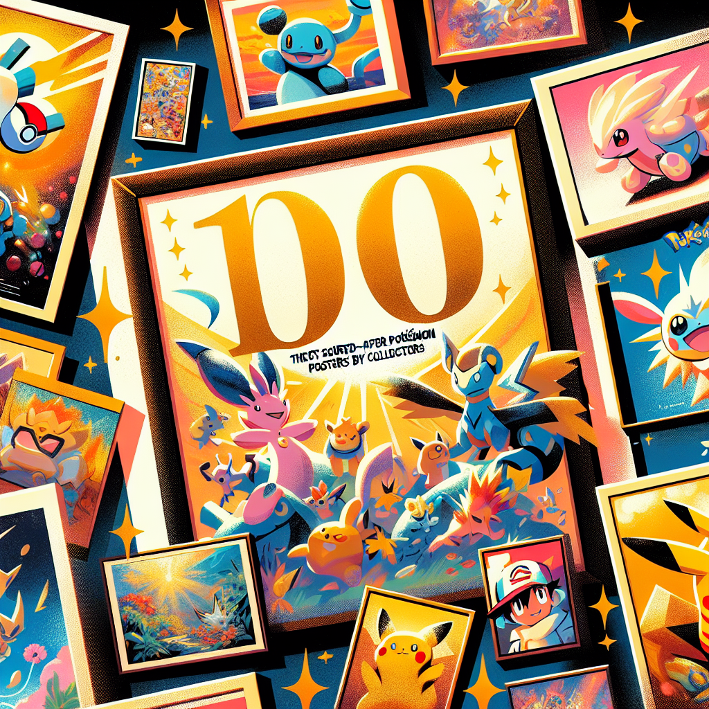 Los 10 posters de Pokémon más buscados por coleccionistas