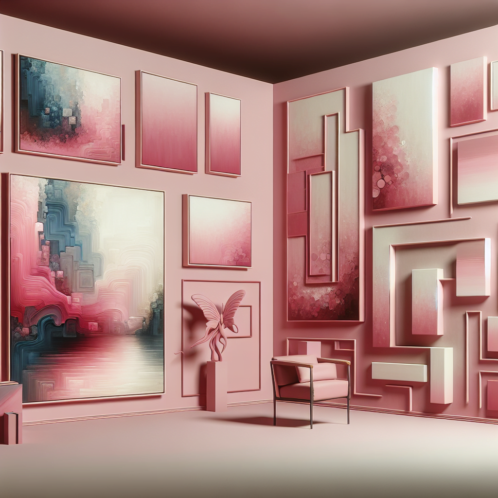 Los cuadros rosas como reflejo de la sensibilidad y la delicadeza en el arte