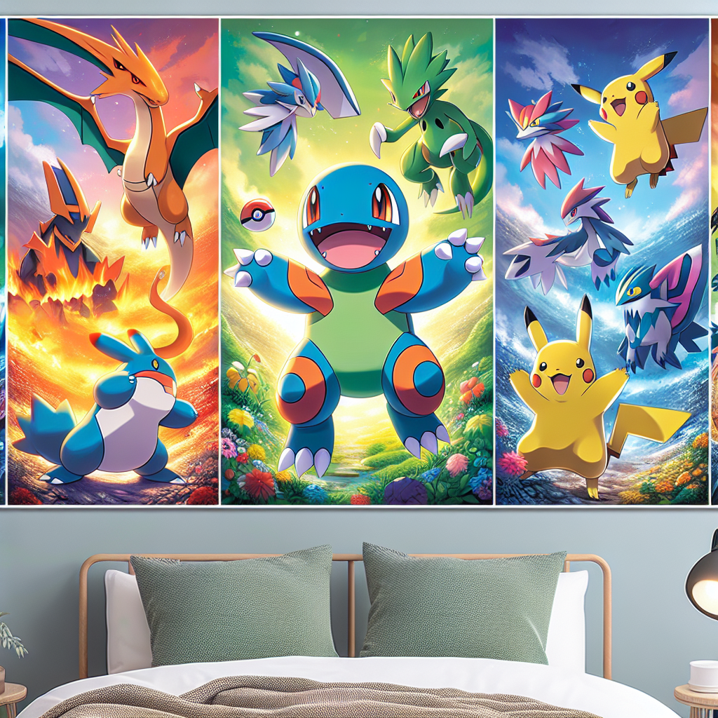 Los mejores posters de Pokémon para decorar tu habitación