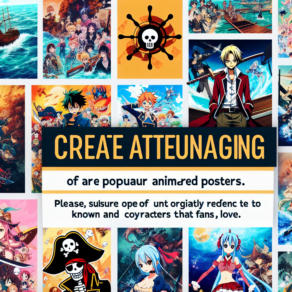 Los pósters de One Piece más populares entre los aficionados al anime