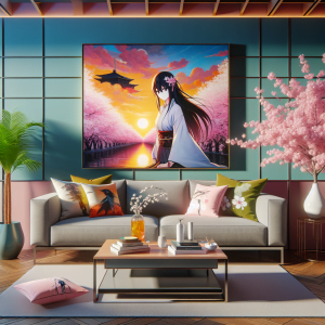 El impacto del anime en la decoración de interiores a través de sus cuadros