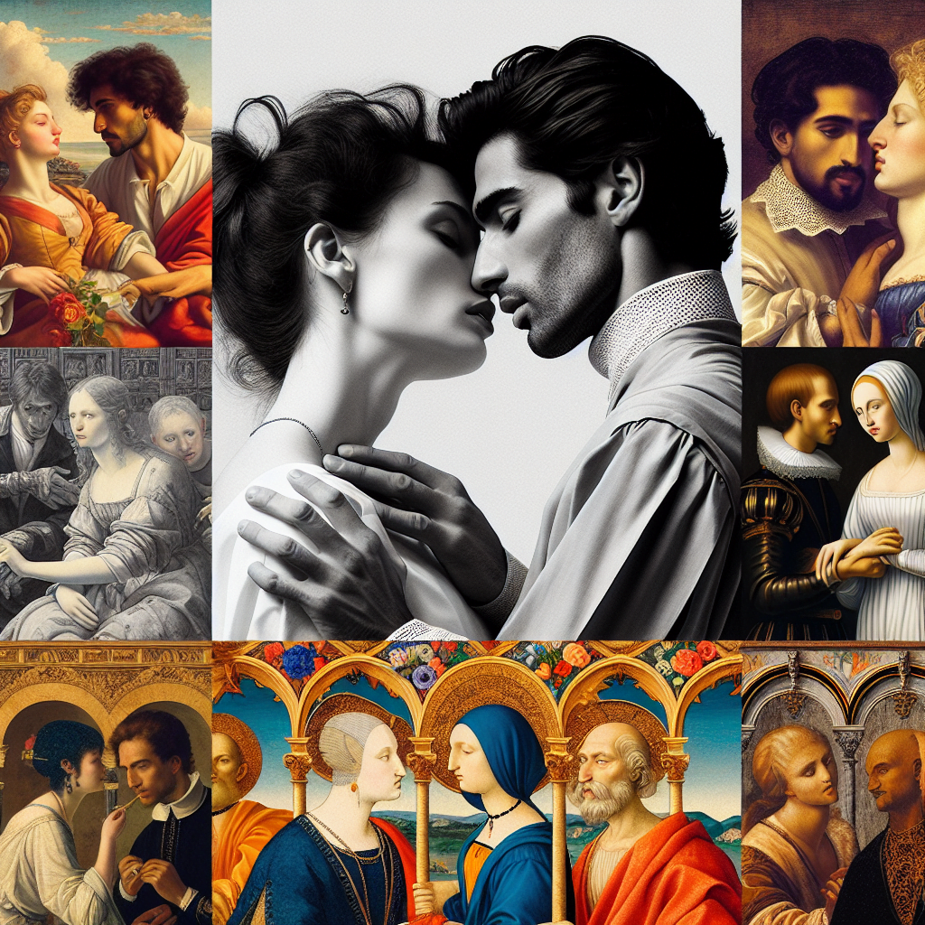 El simbolismo detrás de los cuadros de parejas en diferentes épocas y estilos artísticos