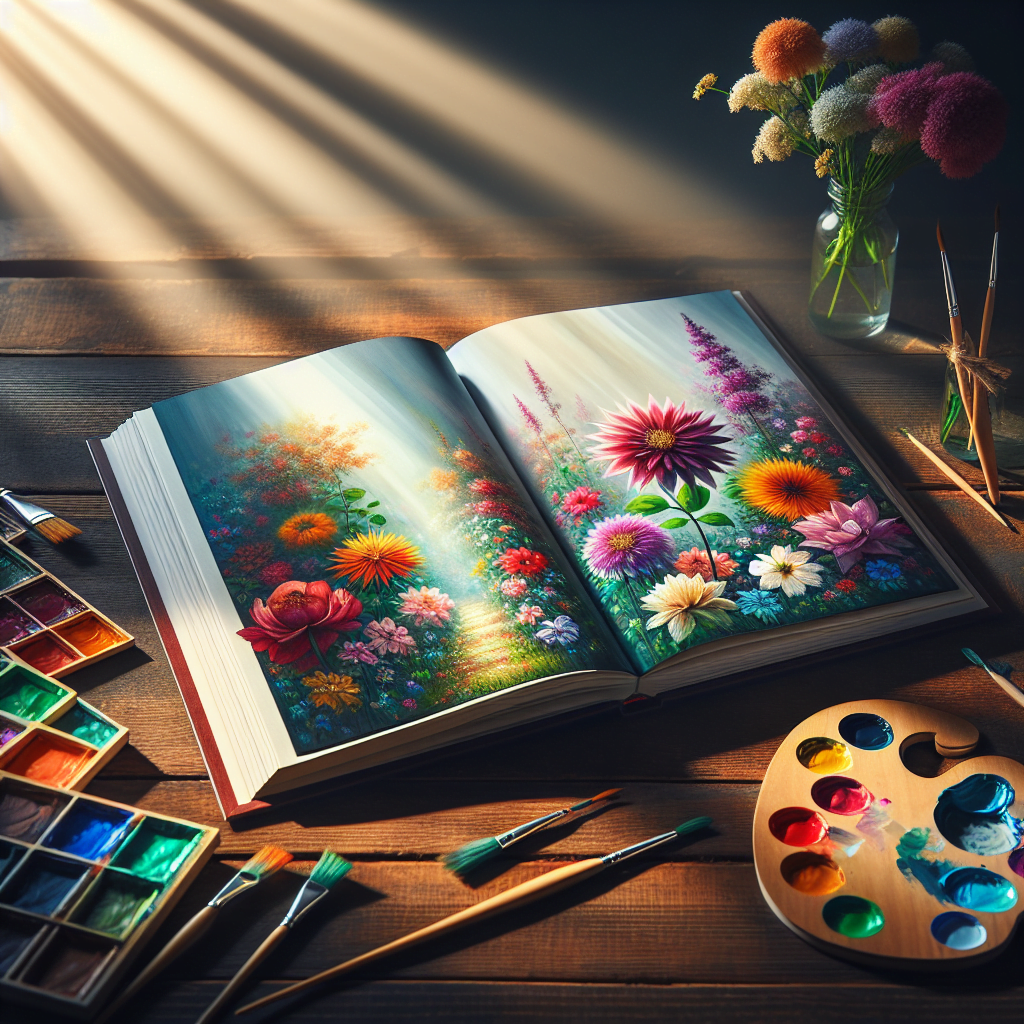 Inspiración y creatividad a través de los cuadros de flores
