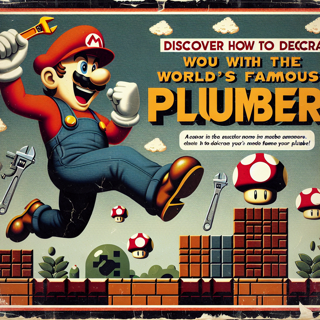 El mundo del póster de Mario Bros: ¡Descubre cómo decorar tu espacio con el fontanero más famoso!