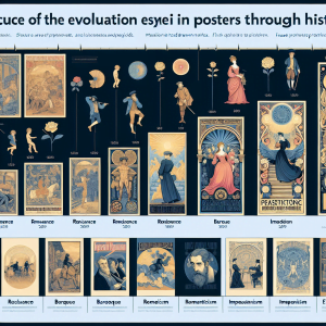 La evolución de la estética en los carteles a lo largo de la historia