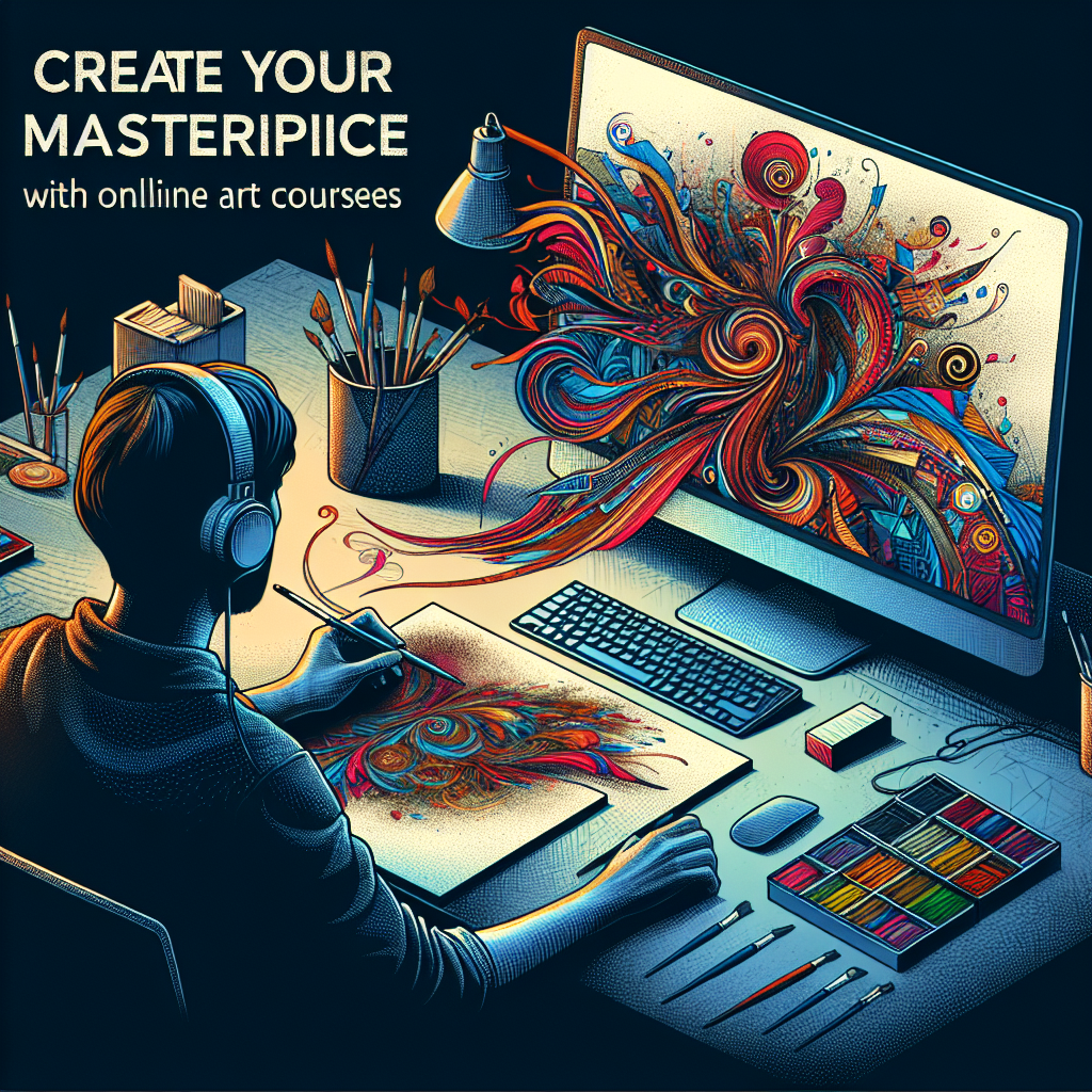 Crea tu obra maestra con cursos de arte online