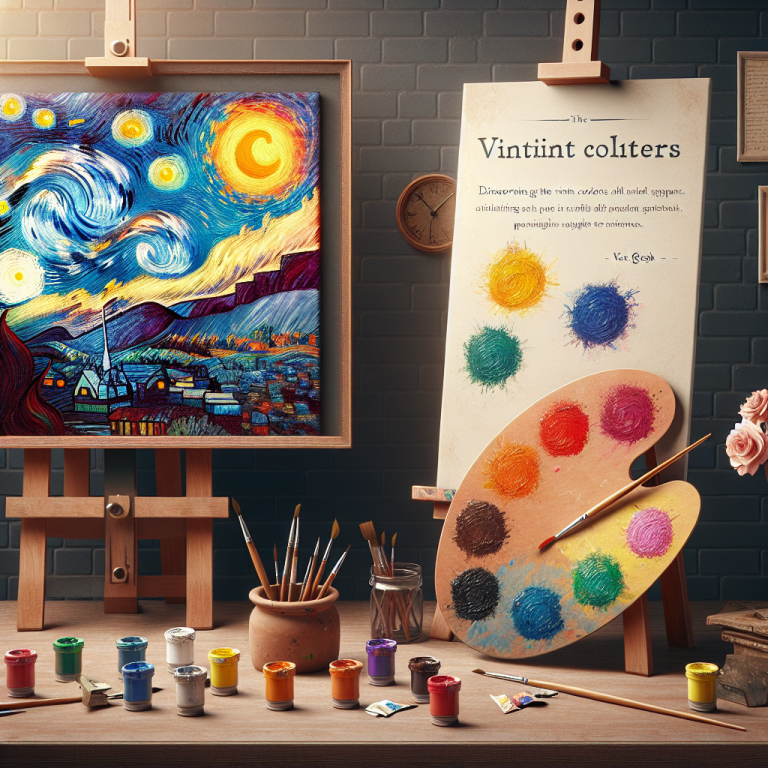 Descubriendo los colores vibrantes en los cuadros de Van Gogh