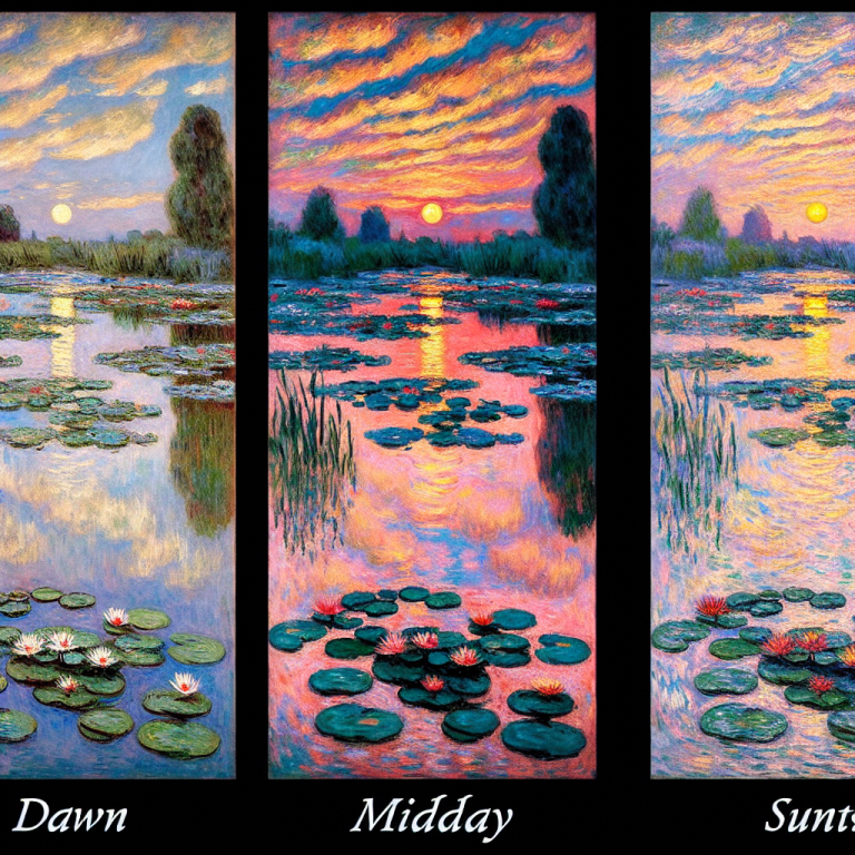 Las series de Monet: Explorando la repetición y variación en su trabajo