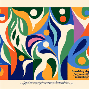 Explorando la obra de Matisse: sus cuadros más destacados y su legado en el arte