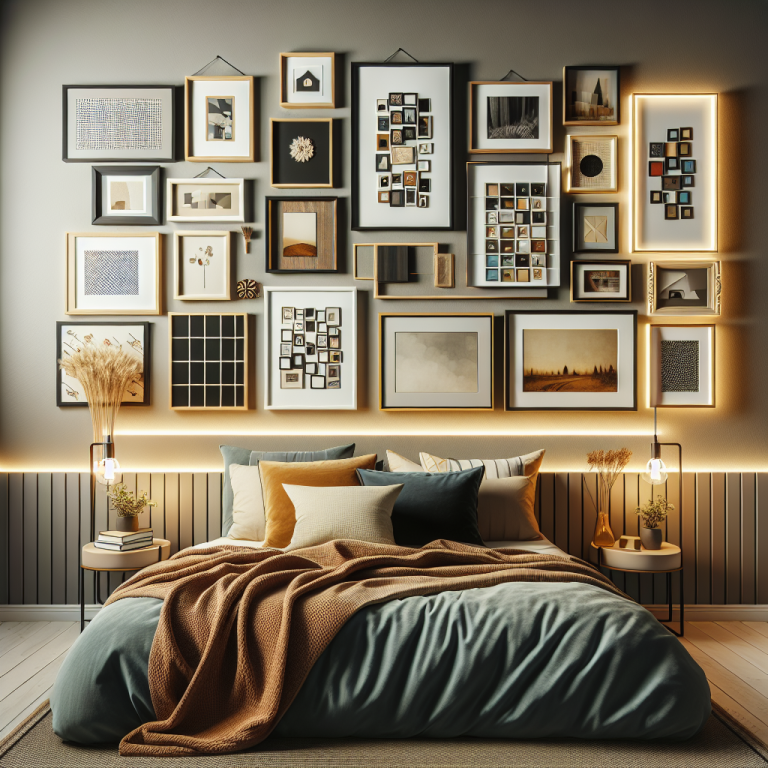 Ideas creativas para exhibir cuadros en tu dormitorio
