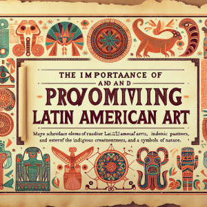 La importancia de preservar y promover el arte latinoamericano