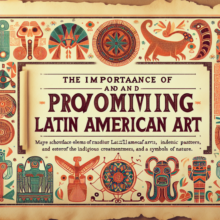 La importancia de preservar y promover el arte latinoamericano ...