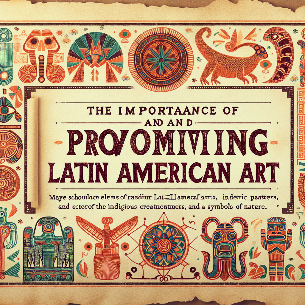 La importancia de preservar y promover el arte latinoamericano