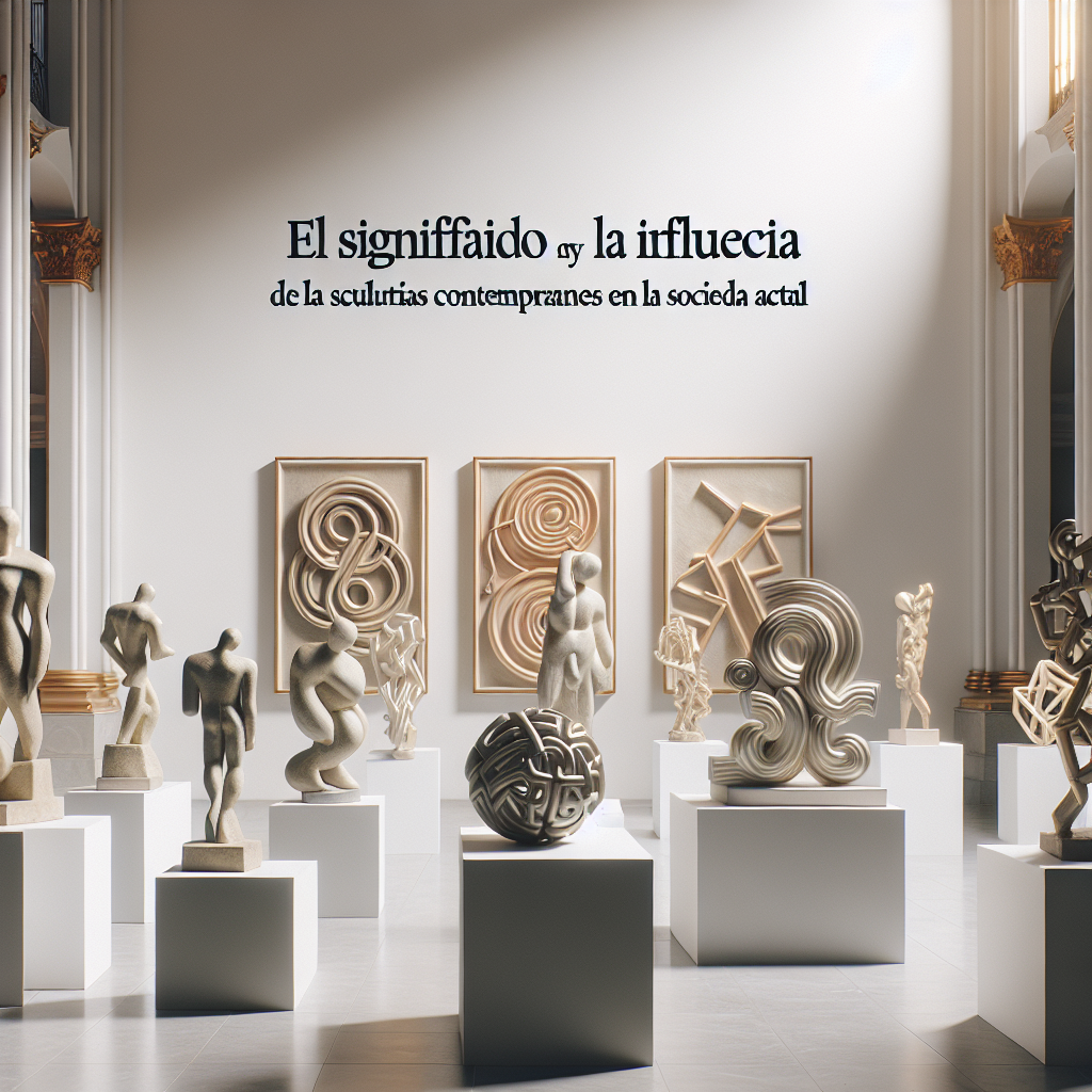 El significado y la influencia de las esculturas contemporáneas en la sociedad actual
