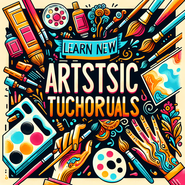 Aprende nuevas técnicas artísticas con estos tutoriales de arte