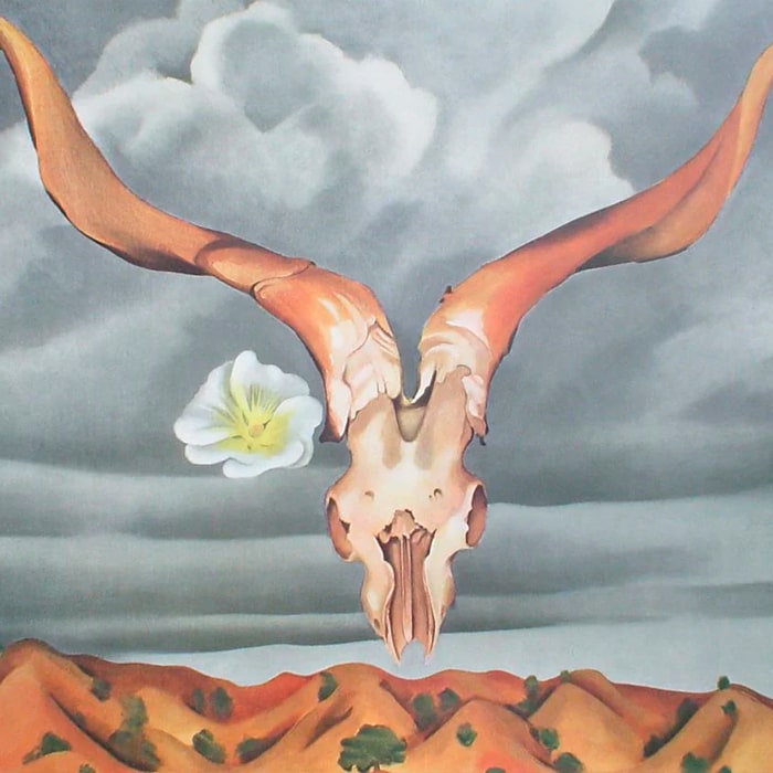 Obra de Georgia O’Keeffe inspirada en el desierto