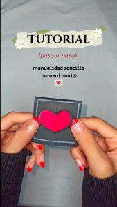 @.eli_love Manualidad para mi novio #tutorial #manualidades #manualidad #tarjeta...