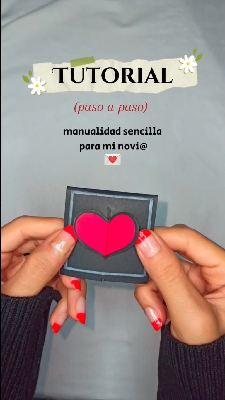 @.eli_love Manualidad para mi novio #tutorial #manualidades #manualidad #tarjeta…