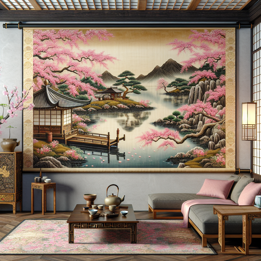 La belleza de los cuadros japoneses: Transformando tu hogar con la artesanía oriental