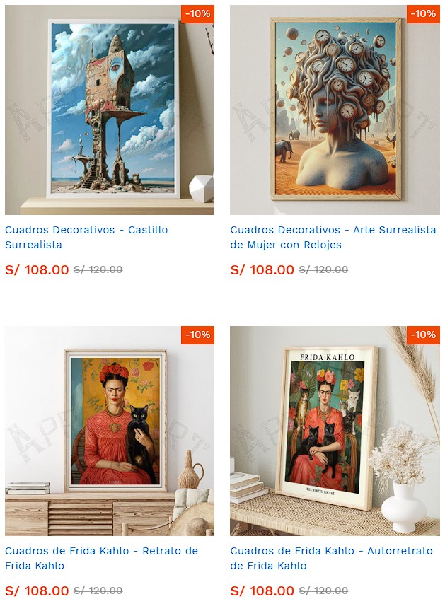 Pinturas y Cuadros Surrealistas