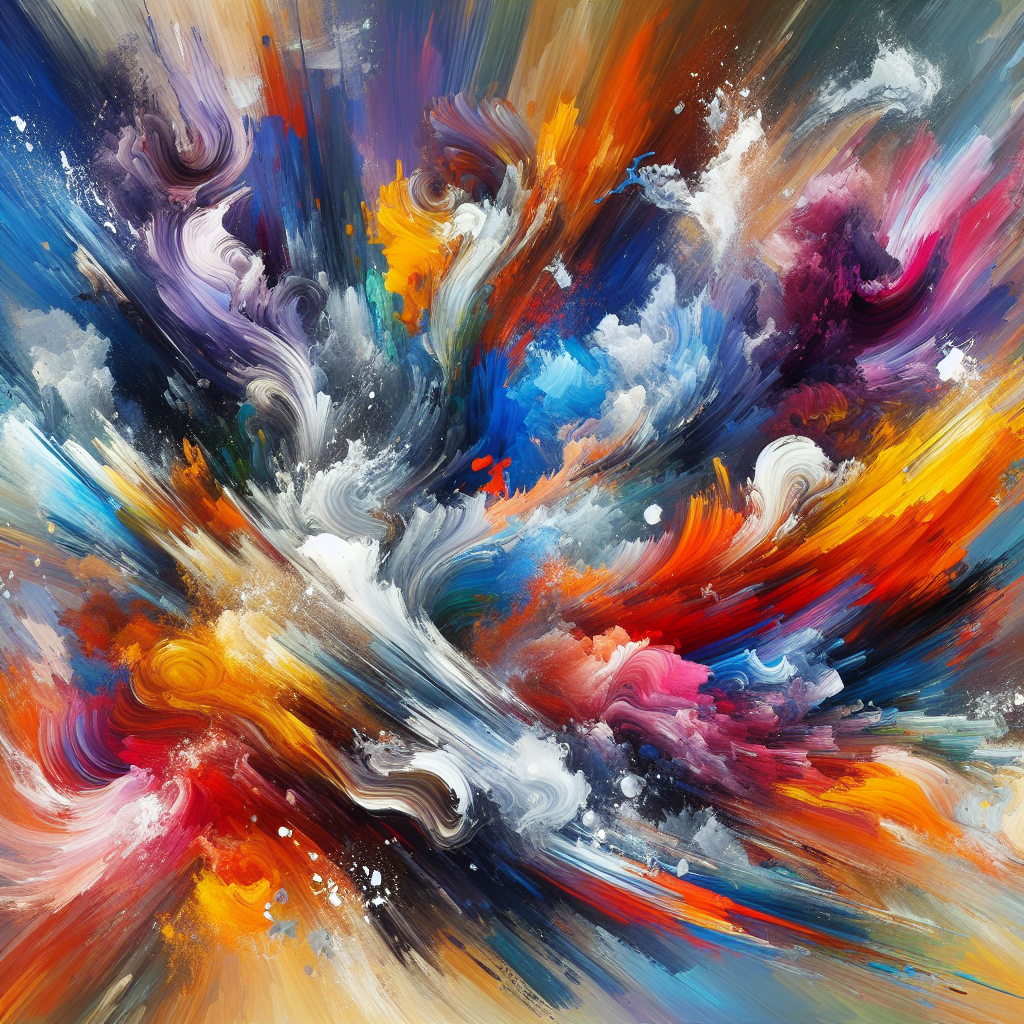 El Poder del Color en los Cuadros Abstractos