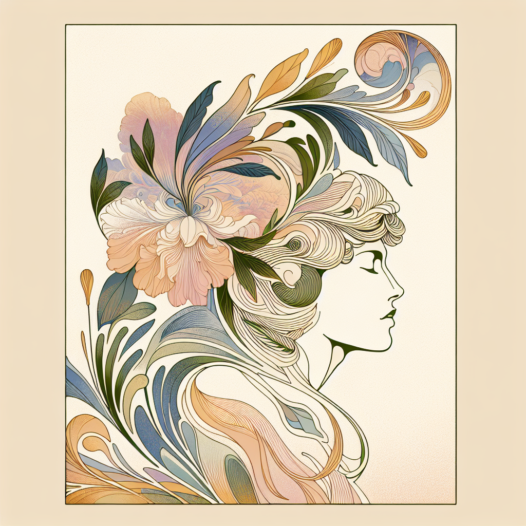 La belleza de la naturaleza y la figura femenina en el arte de Mucha
