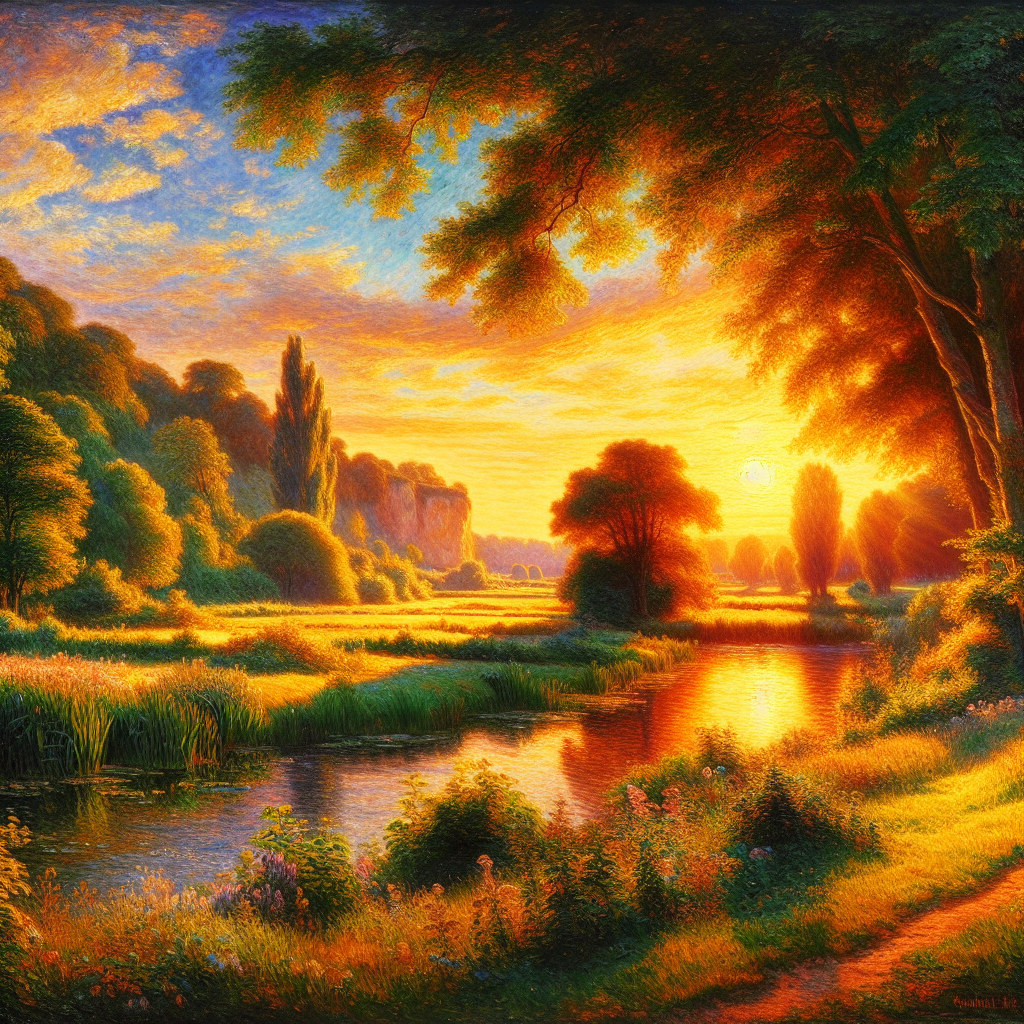 La luz que transforma la naturaleza en las obras de Pissarro.
