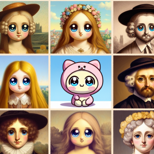 Los personajes kawaii transformados en iconos del arte contemporáneo