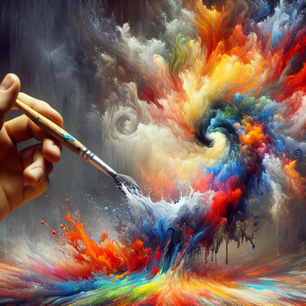 El Arte de Capturar el Caos Interior en la Pintura