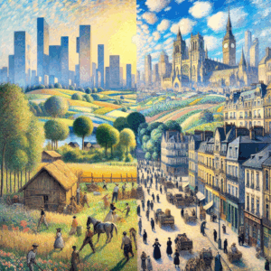Pissarro y su visión única sobre la vida rural y urbana