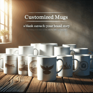 Tazas personalizadas un lienzo en blanco para tu historia de marca