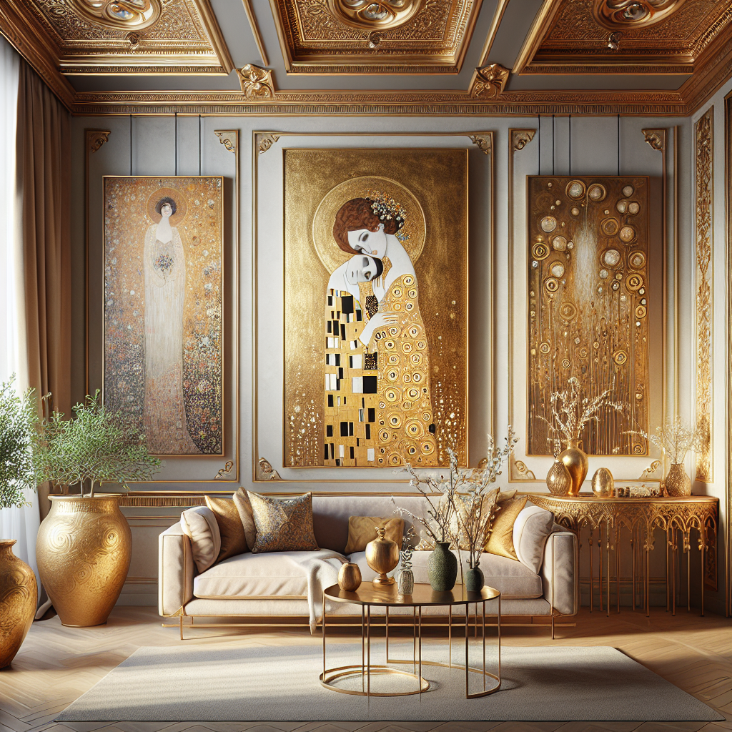 Cómo elegir reproducciones de cuadros de Gustav Klimt para tu hogar