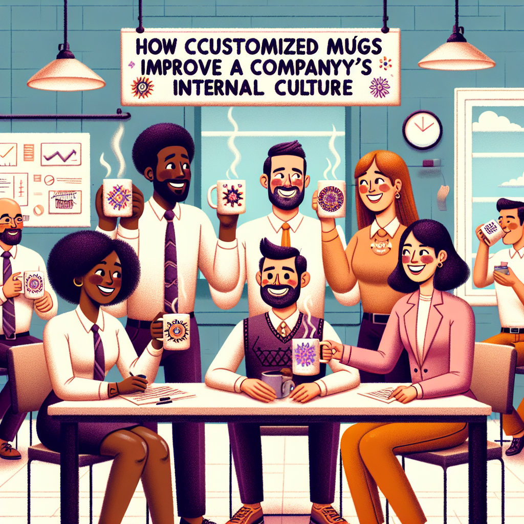 Cómo las tazas personalizadas mejoran la cultura interna de una empresa