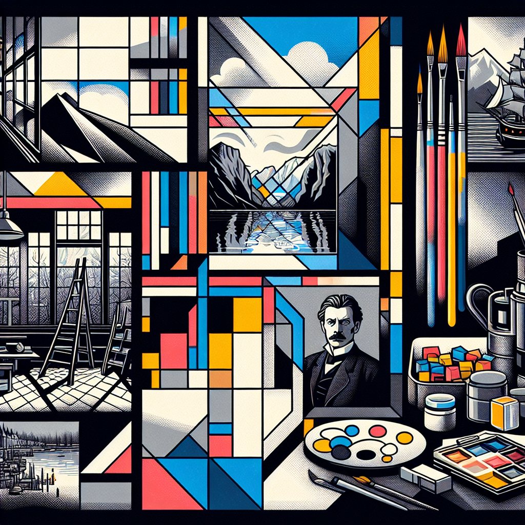 La fascinante vida de Piet Mondrian
